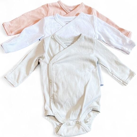 EZDORABLE GOTS-certified 100% Organic Cotton Long Sleeve Unisex Onesies 0-3M - Picture 2 of 10